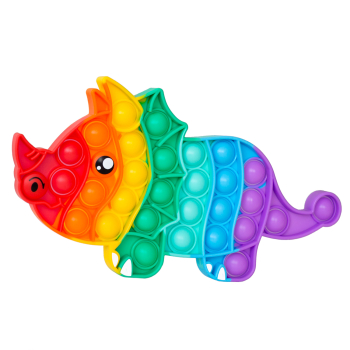 Push Bubble das Trendspielzeug Pop Toy Antistressmatte Fidget Spielzeug Dino